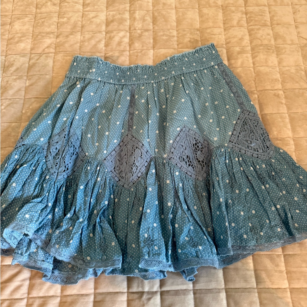 Loveshackfancy Polka Dot Skirt